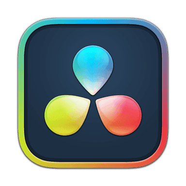 DaVinci Resolve logo